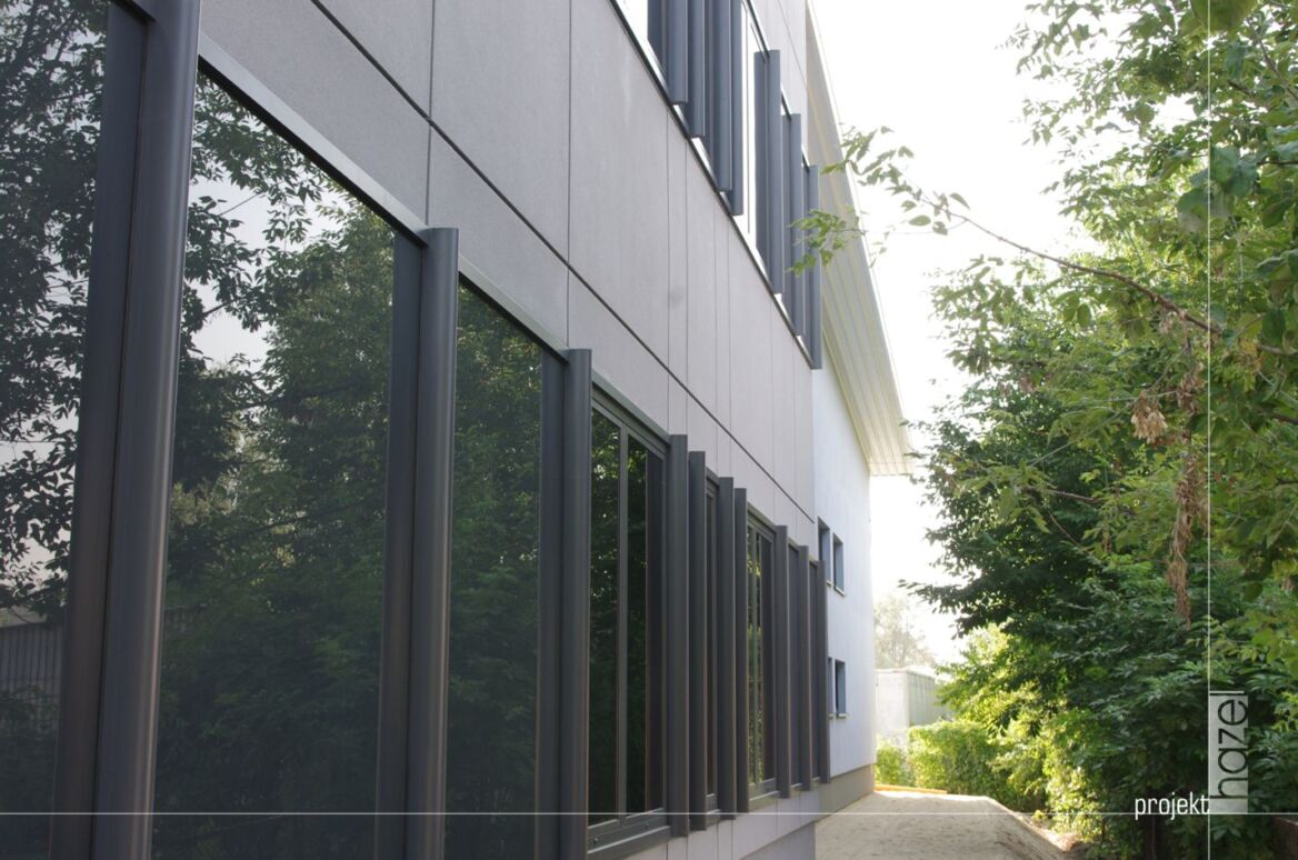 Projekt elewacji budynku usługowego w Lublinie 