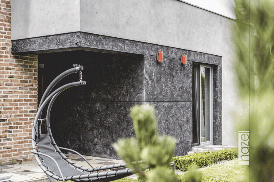 Hazel projekt - Projektowanie elewacji. Projekt elewacji domu. Adaptacja elewacji. Lublin Trójmiasto, Rzeszów, Warszawa. Projekty elewacji domu. przebudowa. renowacja elewacji, Adaptacja projektu elewacji, tynki dekoracyjne na elewacji, tynk beton. cegła na elewacji. 