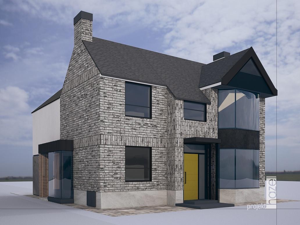 Hazel - Projektowanie elewacji. Adaptacja elewacji Lublin, Trójmiasto, Rzeszów, Warszawa. Projekty elewacji domu. Remonty, przebudowa.