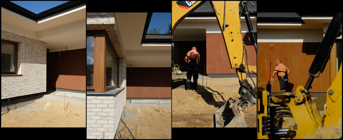projektowanie traktów na posesji, projekt traktów komunikacyjnych, trakty na posesji, trakty ścieżki na posesji, płyty tarasowe, projekt traktów w strefie wejścia, kostka brukowa, płyty tarasowe, projektujemy teren posesji